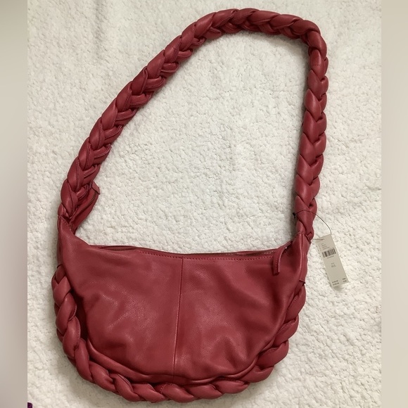 Anthropologie Handbags - Anthropologie Braided Leather Sling Purse NWT